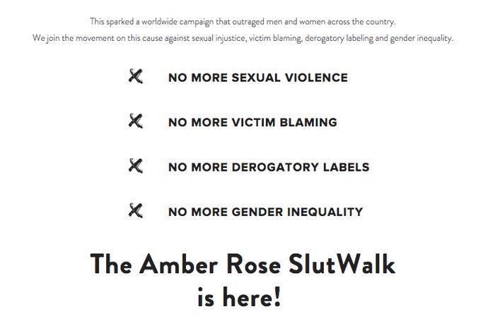 Will Amber Rose's "Slut Walk" movement take a positive impact on society?