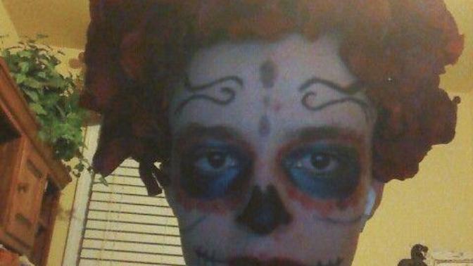 What do you think of my Halloween costume makeup?