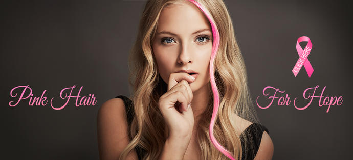 Who else is getting their breast cancer awareness pink hair extension?