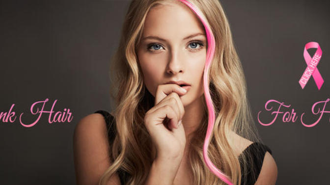 Who else is getting their breast cancer awareness pink hair extension?