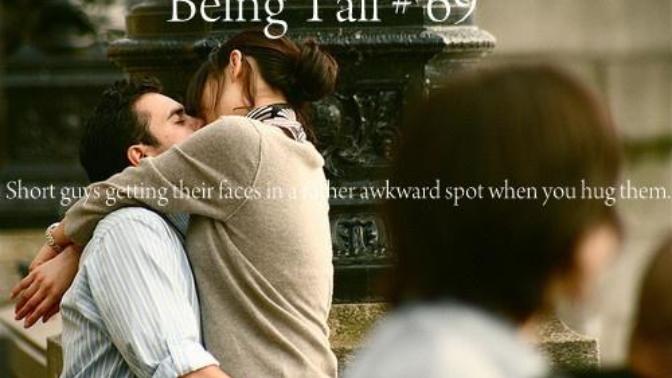 Girls, is it awkward hugging a short guy D: ?