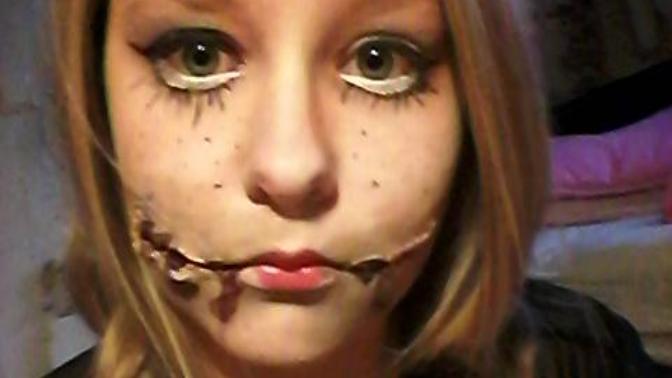 My first Halloween makeup xD what do you think?