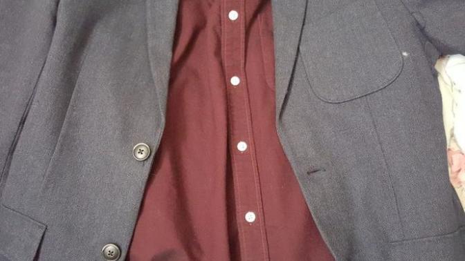What color pants/slacks will go with this shirt and blazer?
