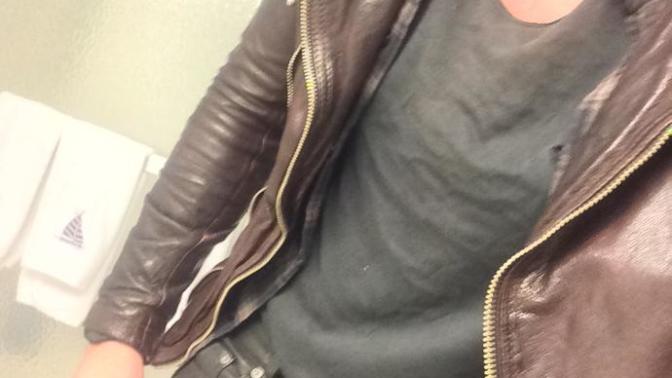 Girls, do I pull off these leather pants and leather jacket? Pics included. Is leather on leather too much?