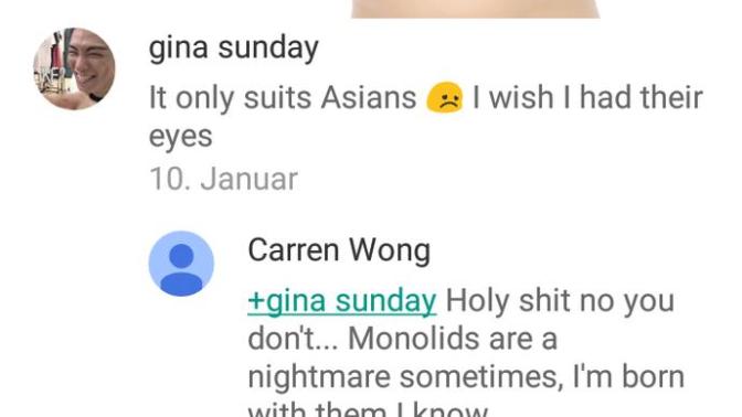 Do any of you envy Asian eyes? Why would anyone want to have Asian eyes?
