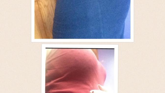 Woo! I'm pregnant! :) for fun, does the bump look like a boy or girl?