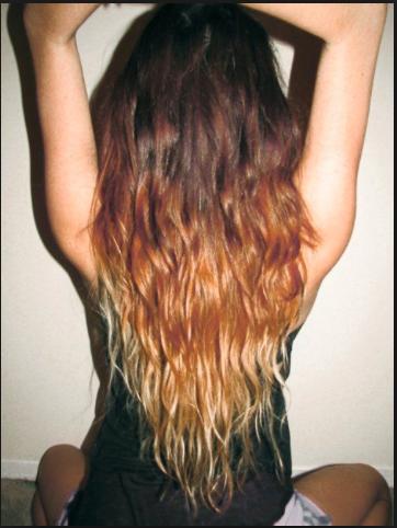 Guys: which hair color (brown or ombre, pics shown) do you think is the most attractive?