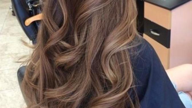 Guys: which hair color (brown or ombre, pics shown) do you think is the most attractive?