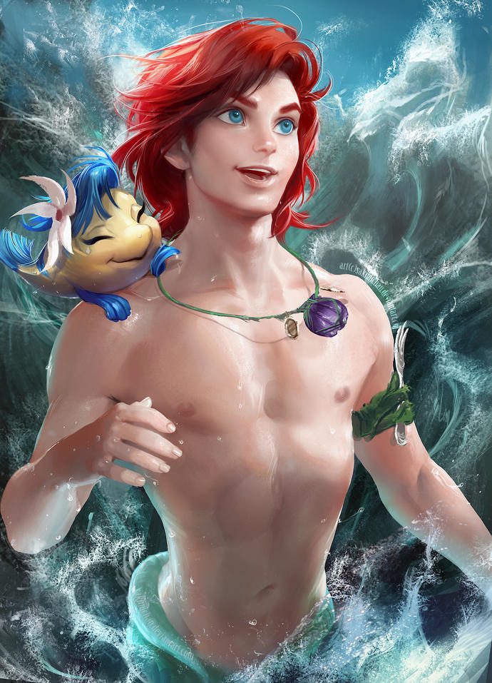 Checkout these trippy gender-reverse Disney Character renditions? 