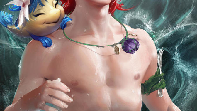 Checkout these trippy gender-reverse Disney Character renditions?