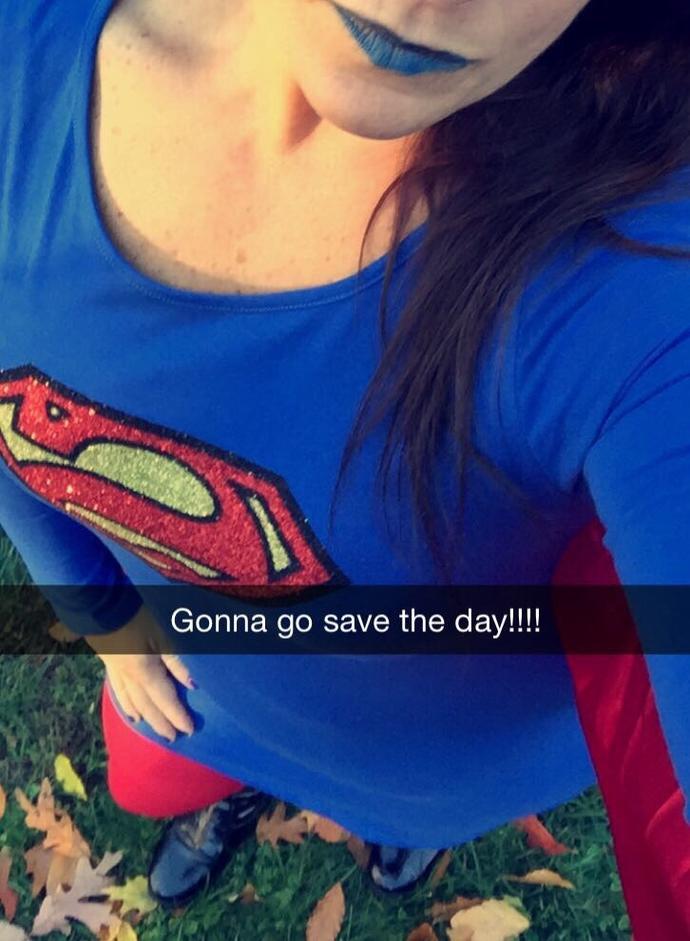 Halloween is on a weekend this year. Did you sport ur costume today for work/school?