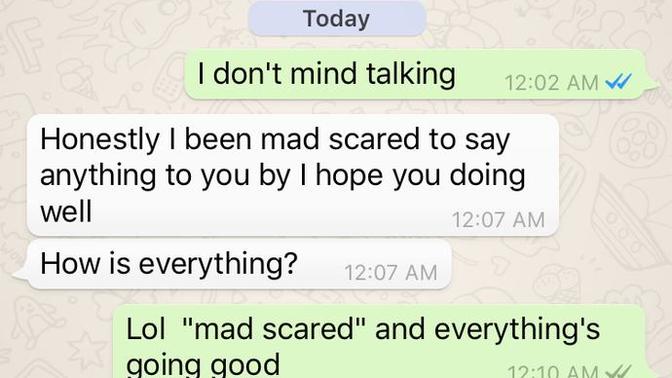 Why does he still want to be friends?