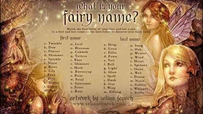 What is your fairy name?