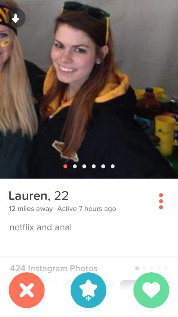 Your last batch of Tinder matches. Who do you pick?