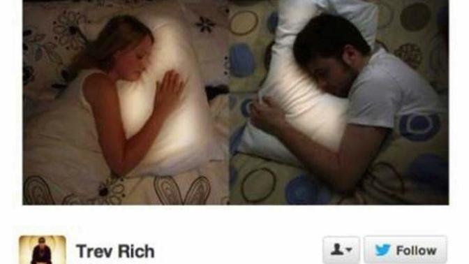 What do you think about the pillow that lights up when their partner is sleeping on it?
