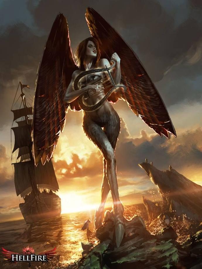 When you think of a siren, what do you think that they look like?