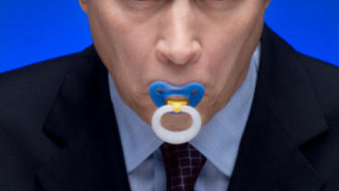 What would YOU think about a grown MAN walking around with a PACIFIER in his mouth?