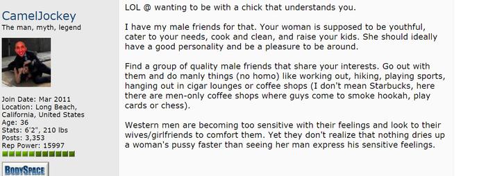 An Alpha male's view on older women and relationship. Do you agree with him?