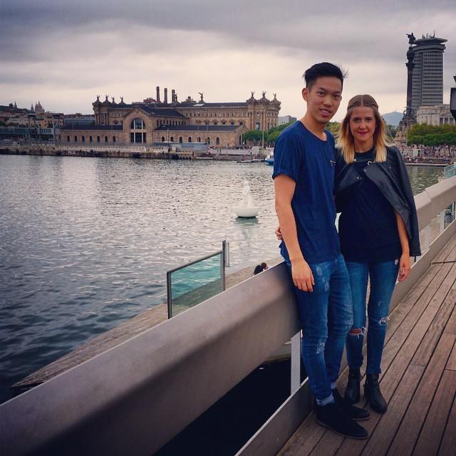 Which one is more attractive from this couple, the guy or the girl?