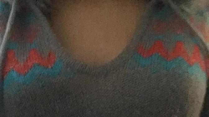 Does this shirt look bad with no cleavage?