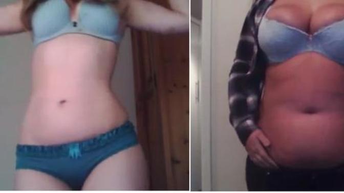 Is it normal if your girlfriend gains weight in college and doesn't seem to care?