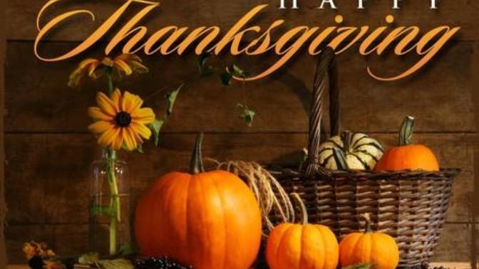 Thanksgiving is this week, what are you thankful for?