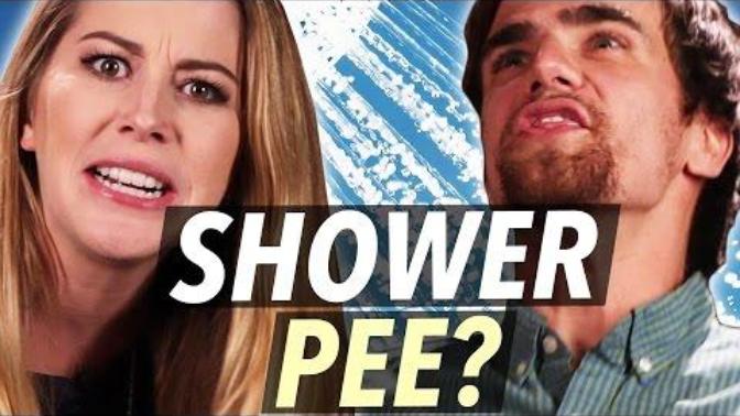 Are you with or against peeing in the shower?
