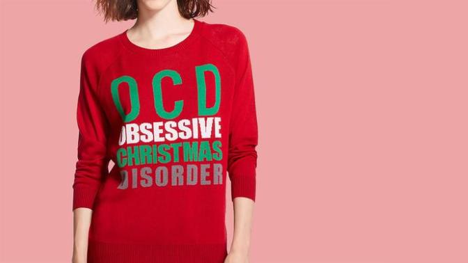 Do you find this sweater offensive? "OCD - Obsessive Christmas Disorder"?