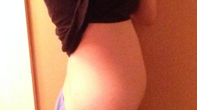 Horrible pic I know, but how bad is my tummy?