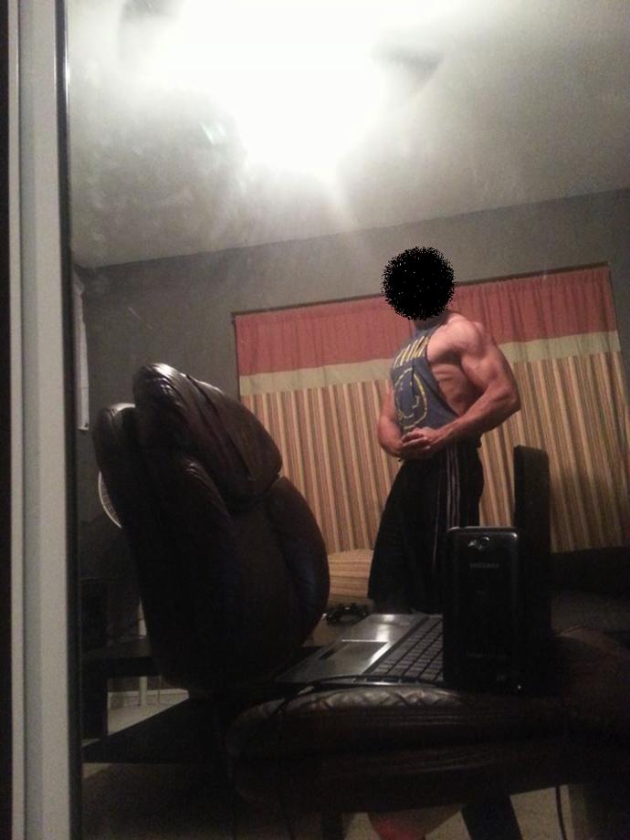 Did I look skinny here or did I actually look pretty ripped?