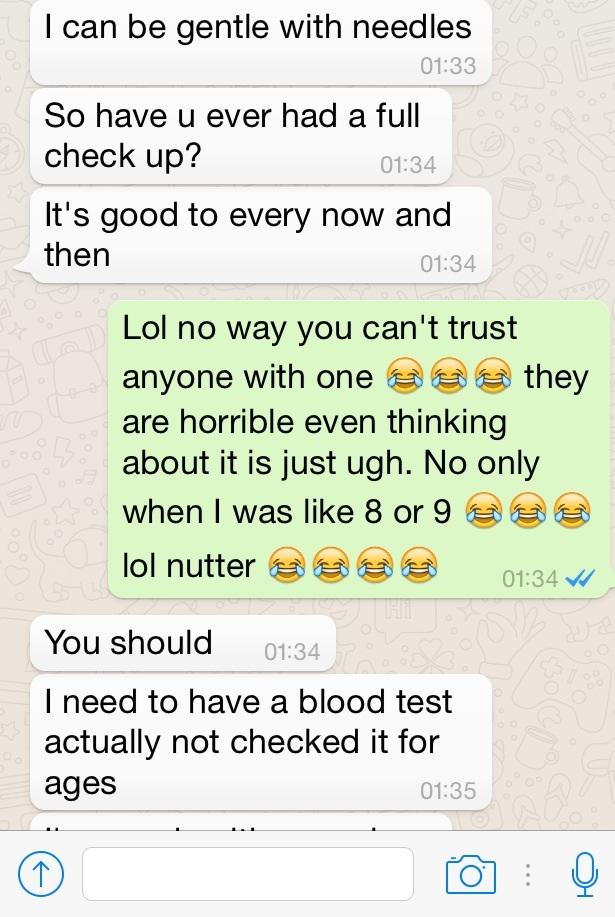 Is this the most random convo ever?