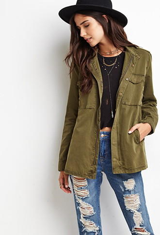 Where can I get a cute army jacket?