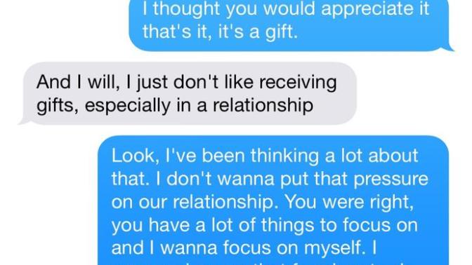 Guys, My boyfriend got mad at me for getting him an Christmas gift, why?