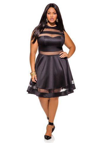 Is this plus size dress too revealing?