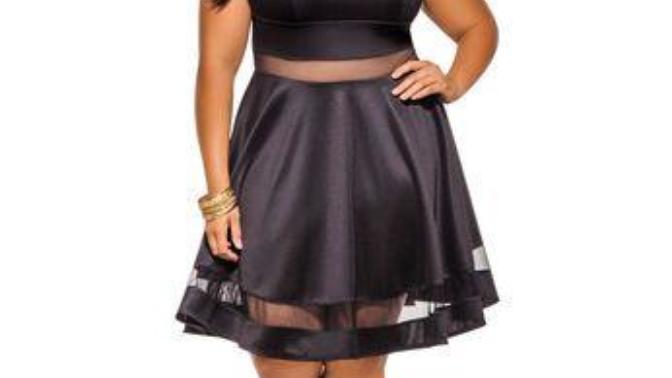Is this plus size dress too revealing?