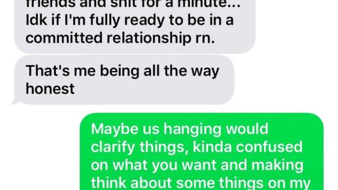 I guess we broke up?