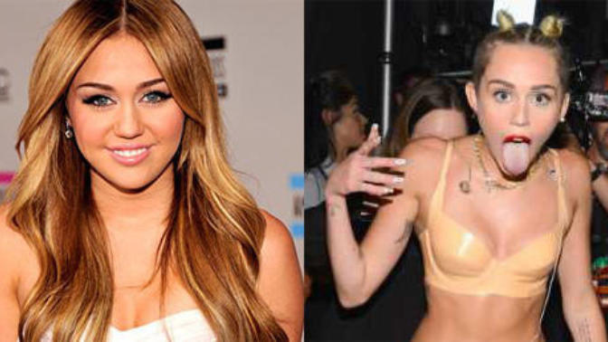 Does Miley Cyrus look better then or now?