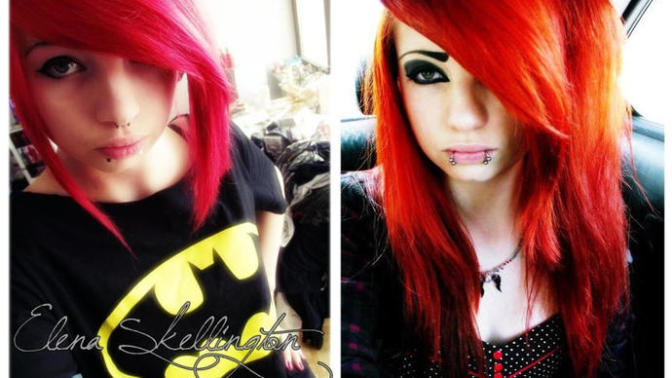 Do you like EMO scene girls? What do you think about her face and style?