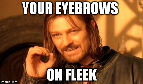 Do guys get their eyebrows done?