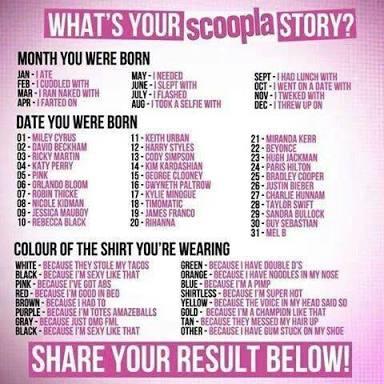 (QUIZ) WHAT'S YOUR SCOOPLA STORY? 