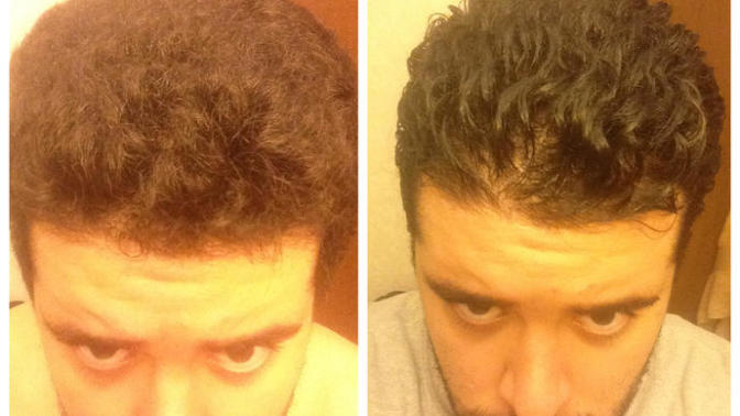 Exactly how do you tame down overly thick half nappy hair?