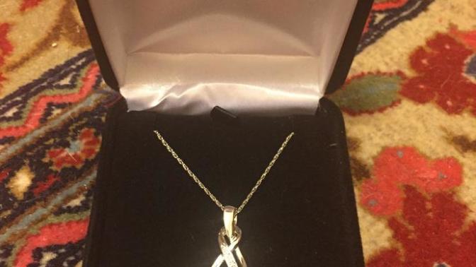 My coworker friend gave me a Kay Jewelers necklace for Christmas... should I give it back?