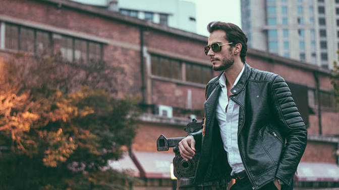 Girls, what do you think of guys wearing leather jackets?