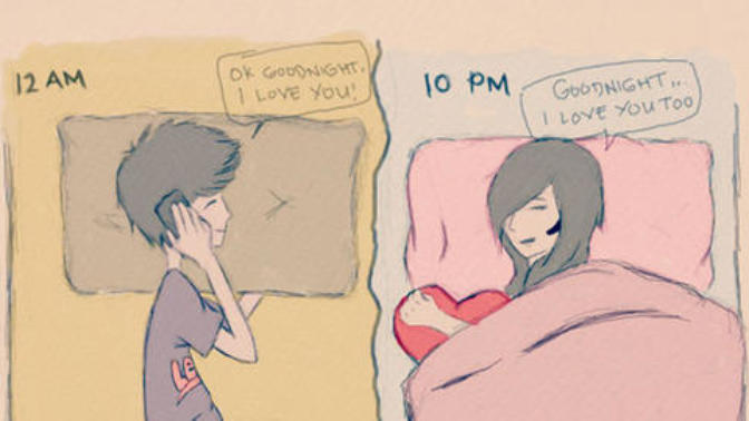 Have you ever fell in love with someone who lives in another country?