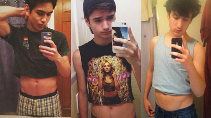 Men in crop tops?