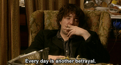 What fictional character from TV best describes your current mood?