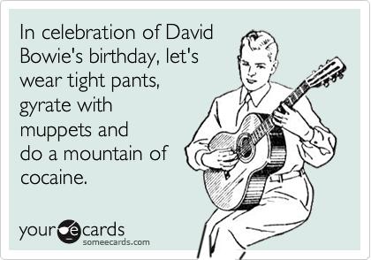 Why so much false emotion and mourning for David Bowie?