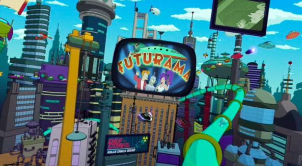 If you were to travel in the future, which futuristic universe would you like to travel to and start a new life with, Futurama's universe or?