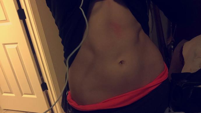 Guys, do my abbs look good on me?