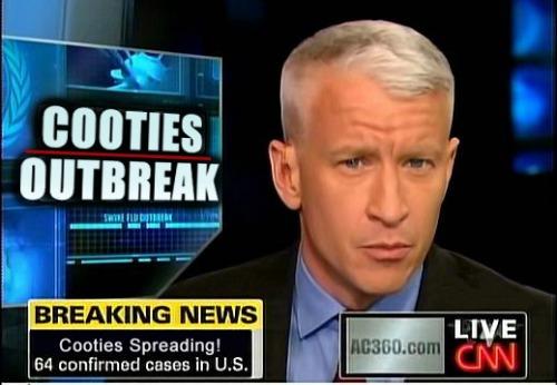 What would you if you turned your TV and their was breaking news of a cooties outbreak?